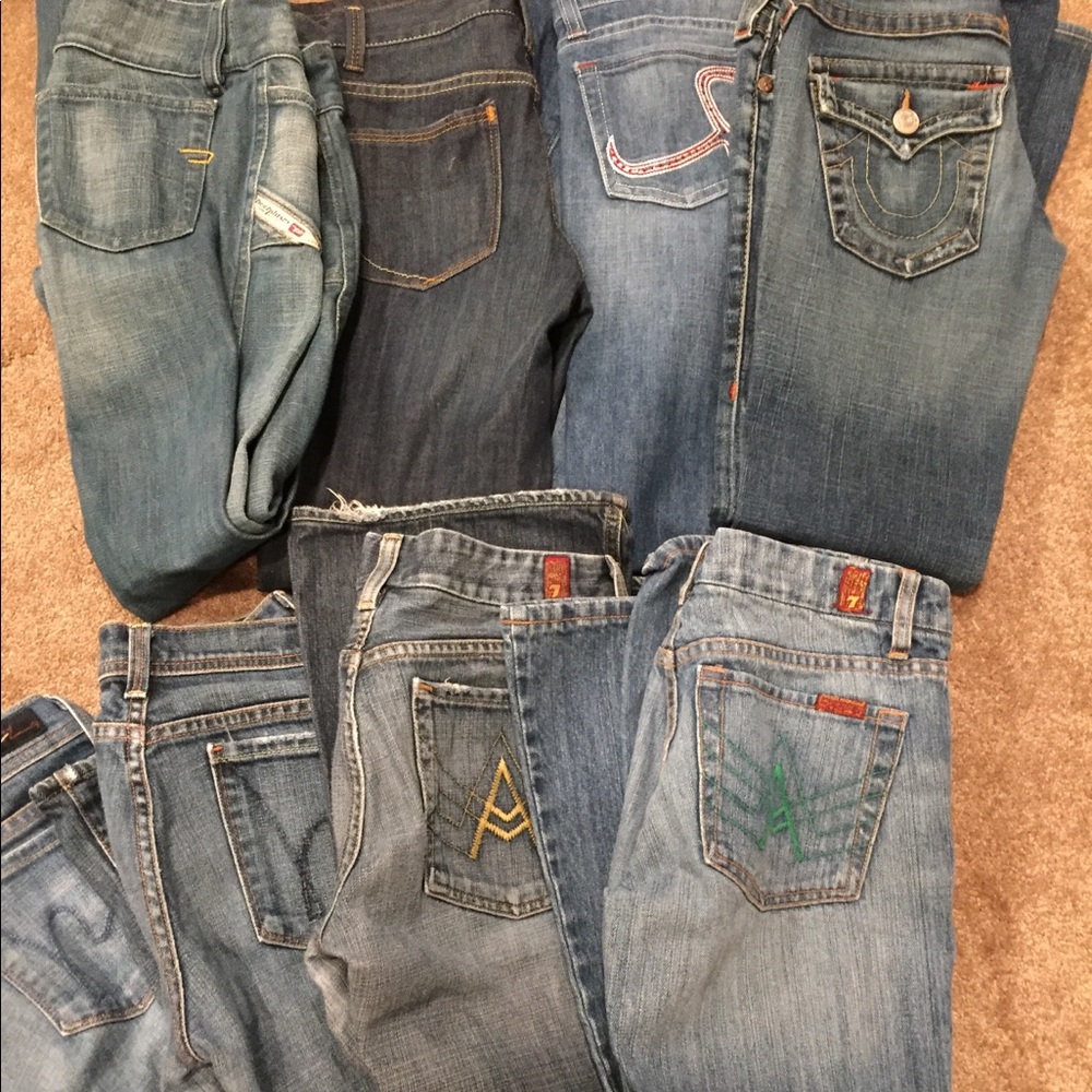 7 for all mankind, citizen of humanity, etc